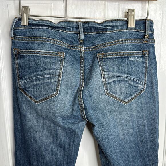 Driftwood Audrey Classic Fit Distressed Denim 31” Jeans W1623 Sz 27 - Picture 6 of 9